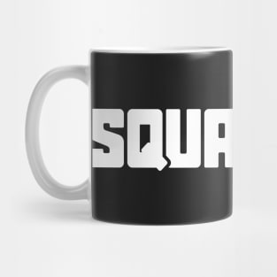 SquaredCo White Type Mug